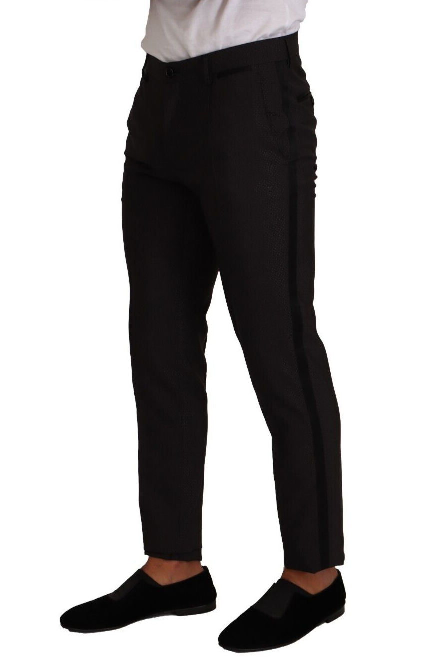 Dolce &amp; Gabbana Elegant skinny tuxedo trousers