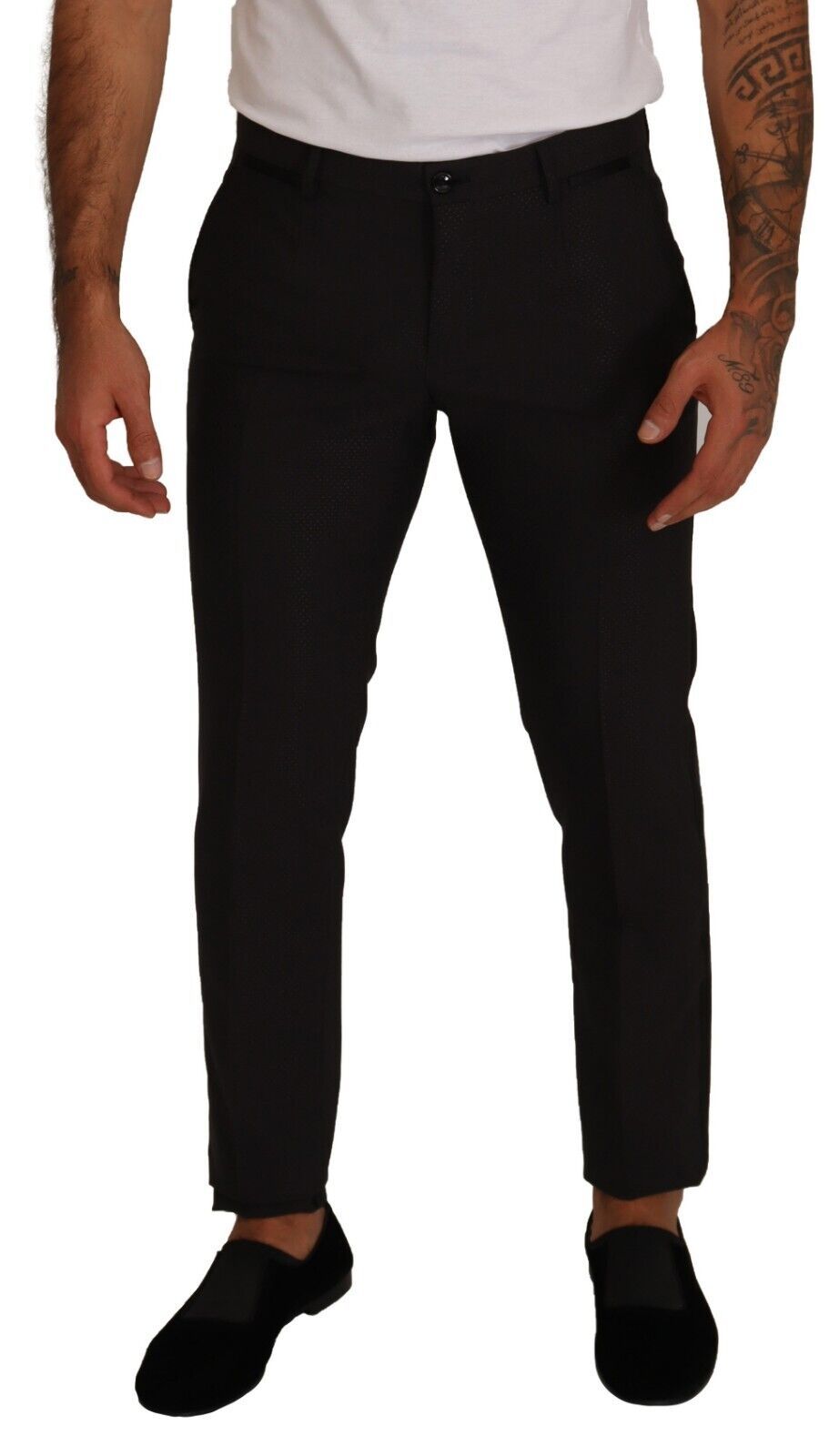 Dolce &amp; Gabbana Elegant skinny tuxedo trousers