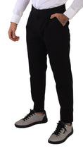 Load image into Gallery viewer, Dolce & Gabbana Elegant tapered chinos in black cotton
