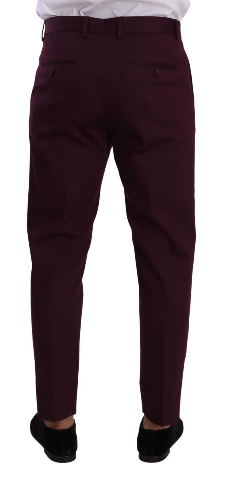 Dolce &amp; Gabbana Modern insan için zarif mor chinos