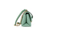 Load image into Gallery viewer, Michael Kors Cece Small Sea Green Signature PVC Convertible Flap Crossbody Bag
