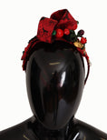 Load image into Gallery viewer, Dolce & Gabbana Cherry Sicily Embellished Red Tiara
