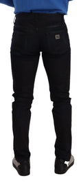 Bild in Galerie-Betrachter laden, Dolce & Gabbana Elegante Slim Fit Skinny Jeans in Dunkelblau
