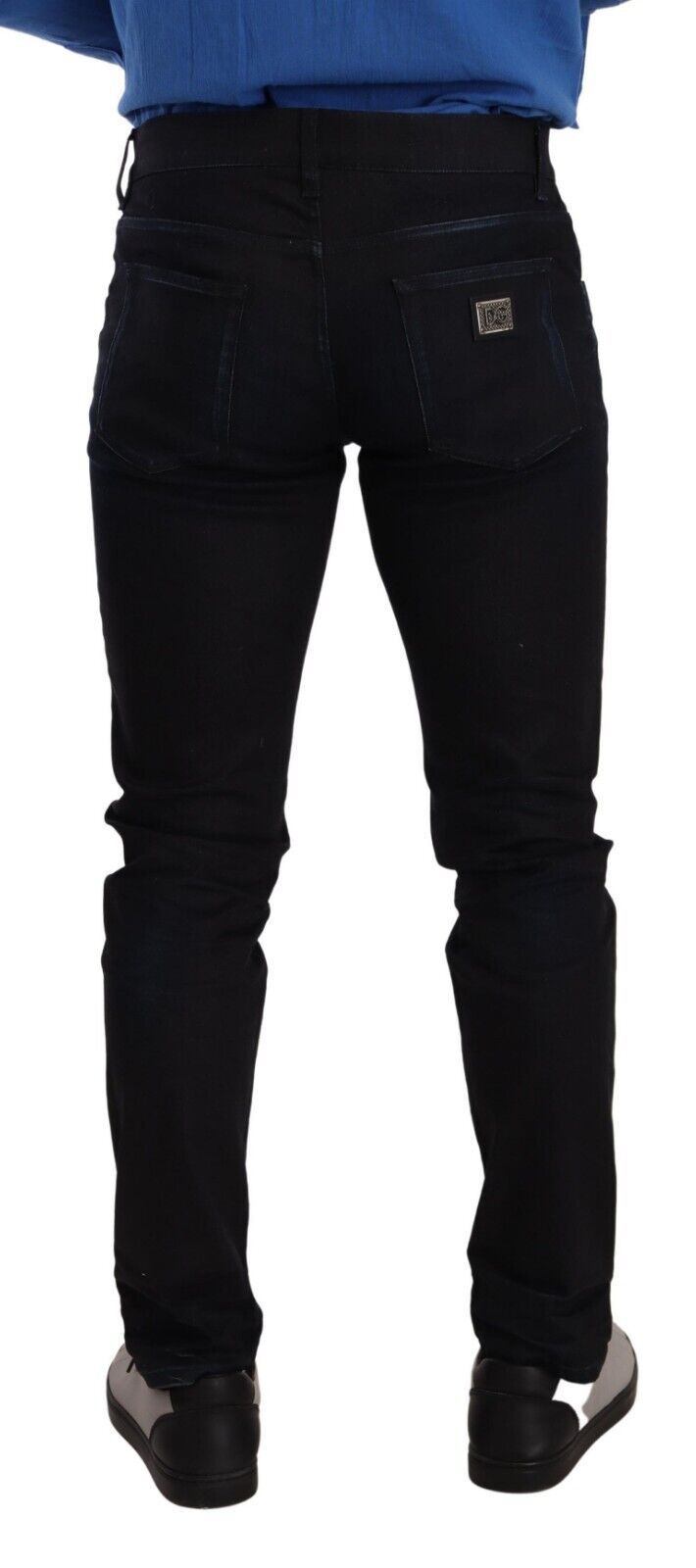 Dolce & Gabbana Elegante Slim Fit Skinny Jeans in Dunkelblau