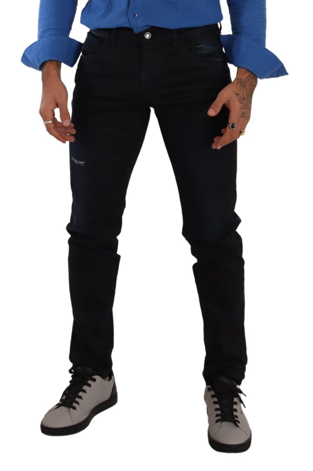 Dolce & Gabbana Elegante Slim Fit Skinny Jeans in Dunkelblau