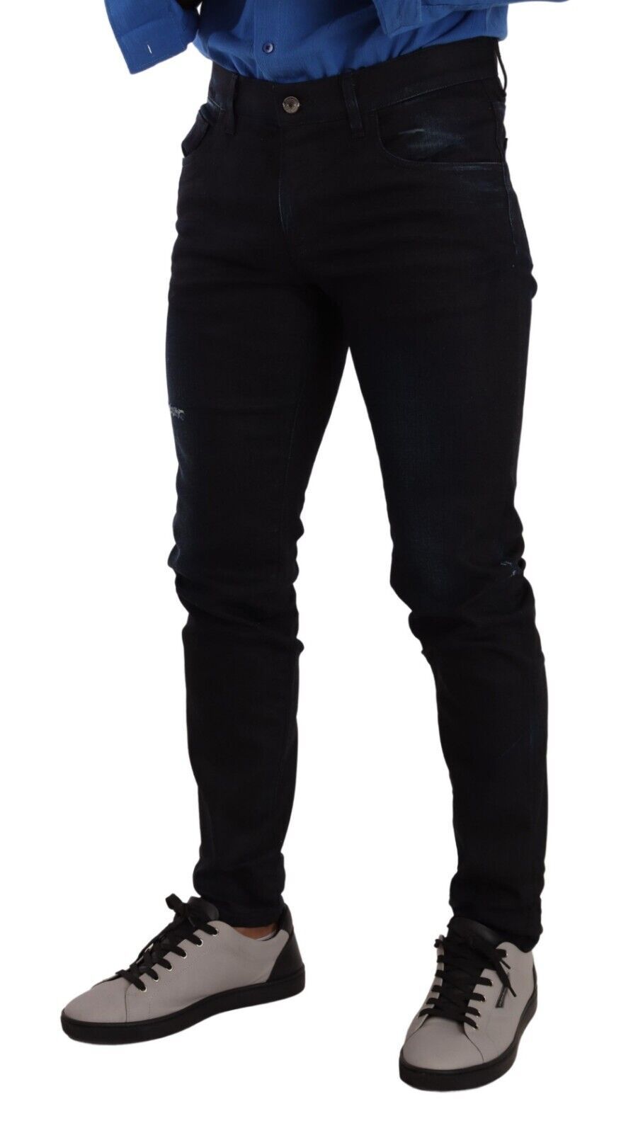 Dolce & Gabbana Elegante Slim Fit Skinny Jeans in Dunkelblau