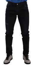 Bild in Galerie-Betrachter laden, Dolce & Gabbana Elegante Slim Fit Skinny Jeans in Dunkelblau
