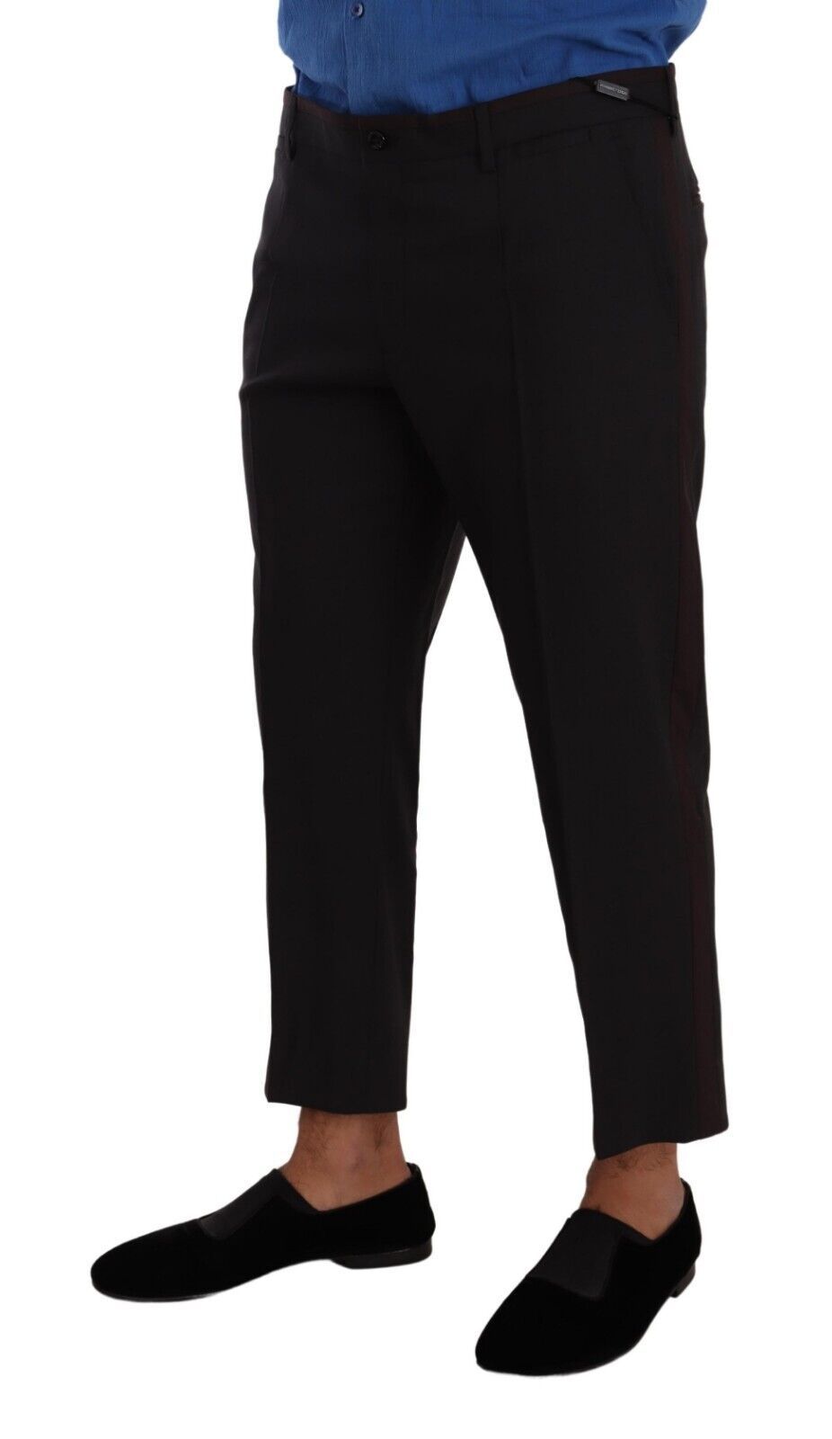 Dolce & Gabbana Elegante Cropped Wool Stretch Hose