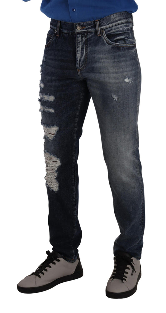 Dolce &amp; Gabbana Chic ripped denim jeans