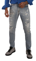 Load image into Gallery viewer, Dolce & Gabbana Elegant light blue straight denim jeans
