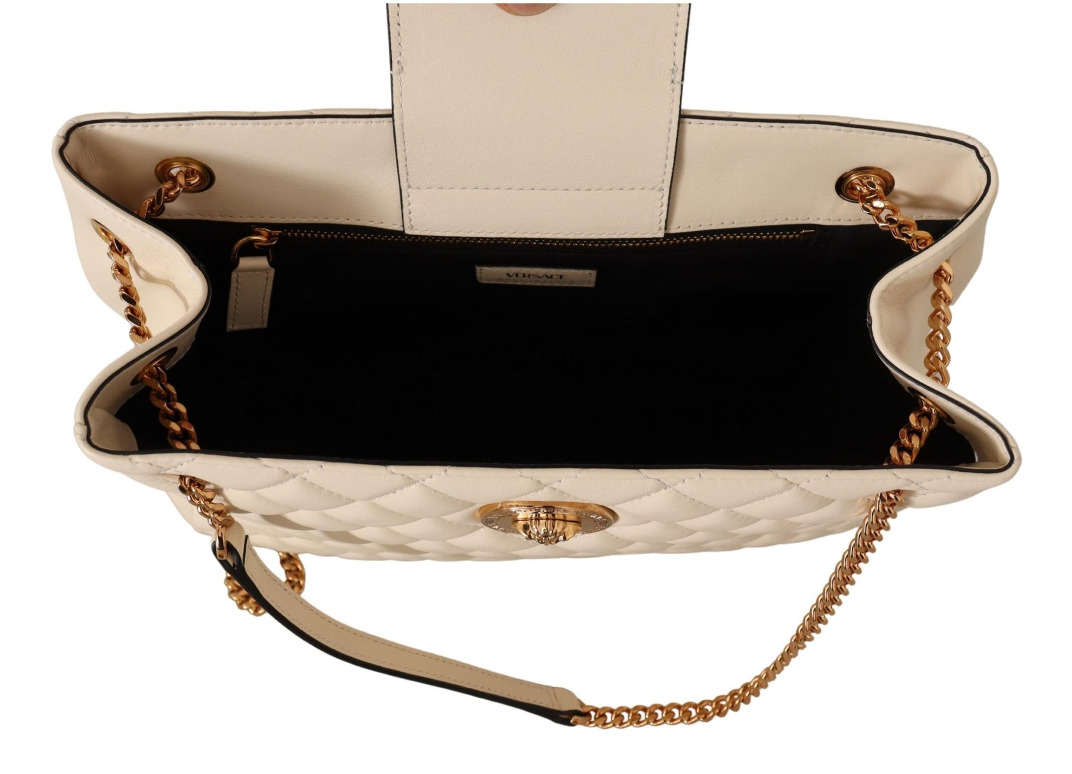 Versace Elegante gesteppte Nappaleder-Tasche