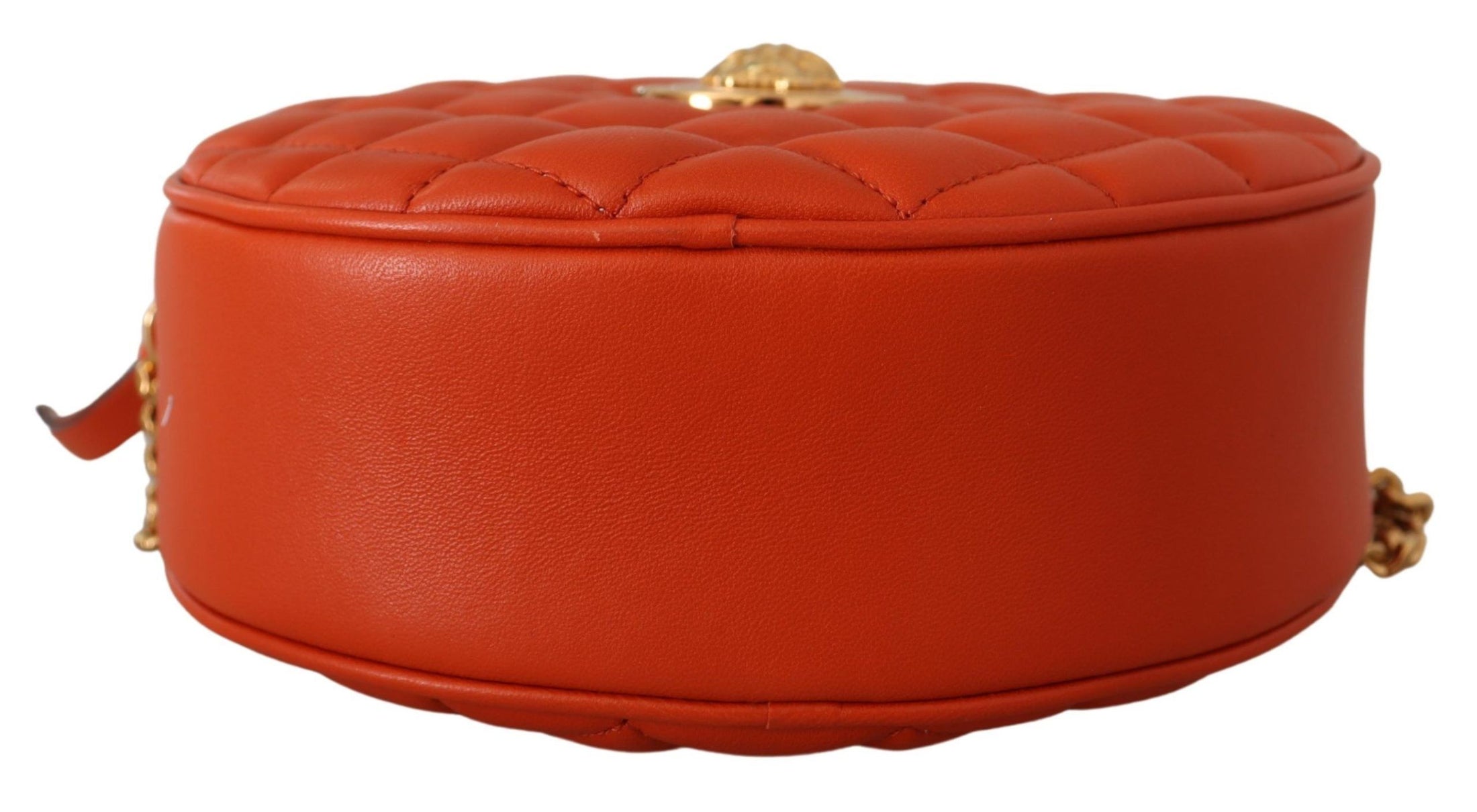 Versace Elegant round crossbody bag in nappa leather