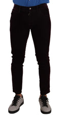 Load image into Gallery viewer, Dolce & Gabbana Elegant burgundy slim fit denim
