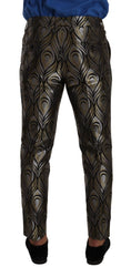 Load image into Gallery viewer, Dolce & Gabbana Elegant Slim Fit Metallic Dress Pants
