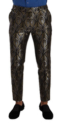 Load image into Gallery viewer, Dolce & Gabbana Elegant Slim Fit Metallic Dress Pants
