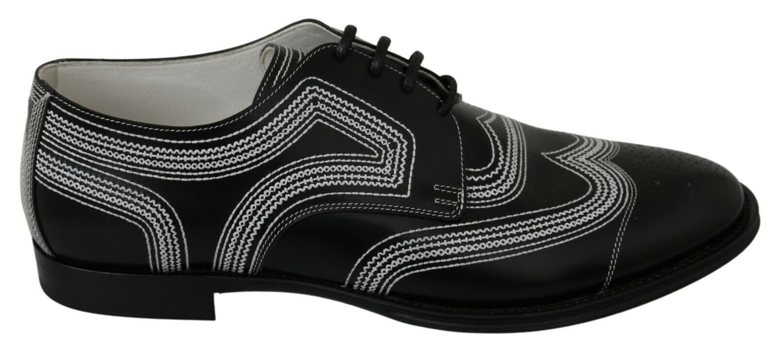 Dolce &amp; Gabbana Elegant derby shoes in black and white