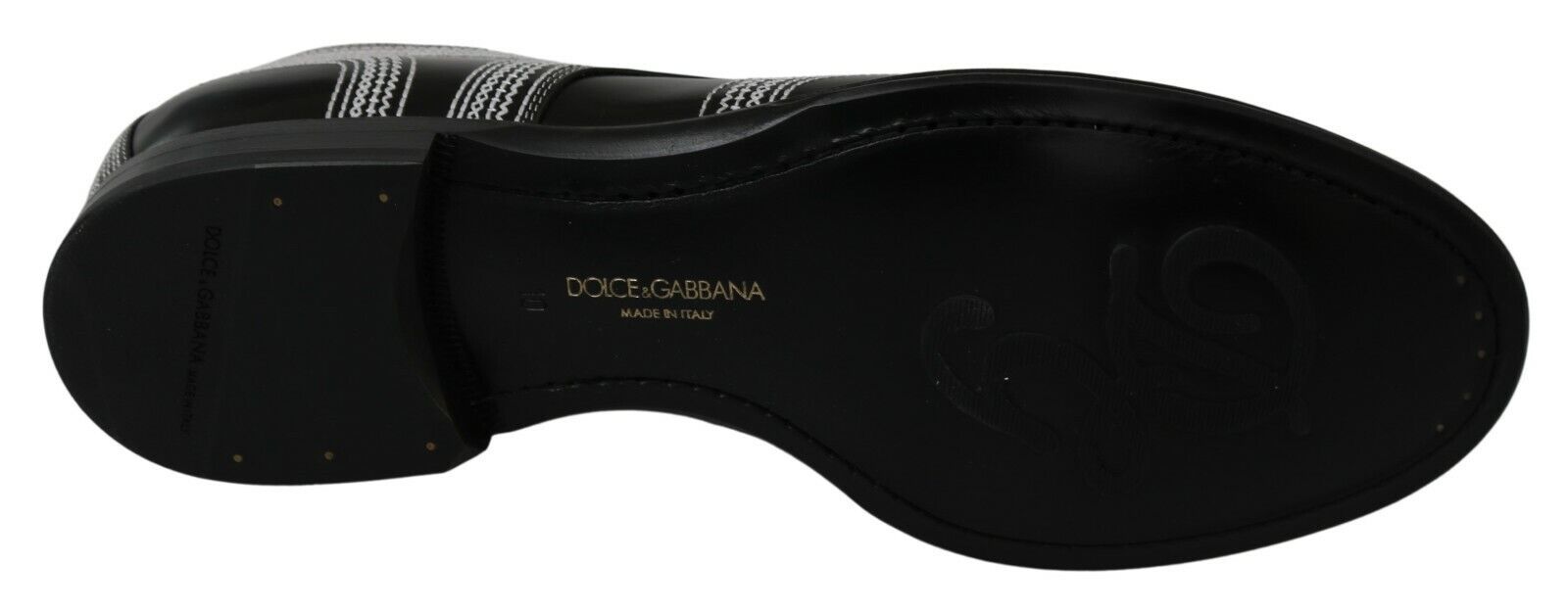 Dolce &amp; Gabbana Elegant derby shoes in black and white