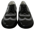 Load image into Gallery viewer, Dolce & Gabbana Elegant derby shoes in black and white
