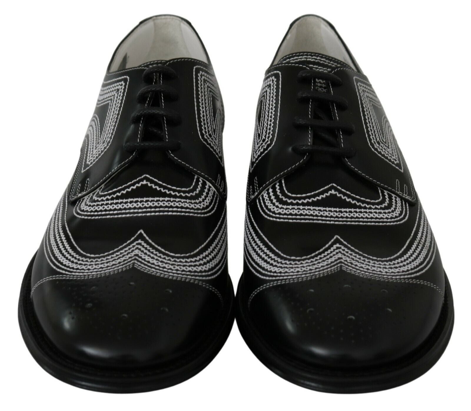 Dolce &amp; Gabbana Elegant derby shoes in black and white