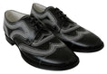 Load image into Gallery viewer, Dolce & Gabbana Elegant derby shoes in black and white
