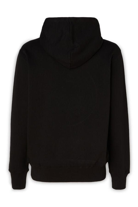 Versace Jeans Beautiful black cotton hooded sweatshirt