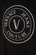 Load image into Gallery viewer, Versace Jeans Beautiful black cotton hooded sweatshirt
