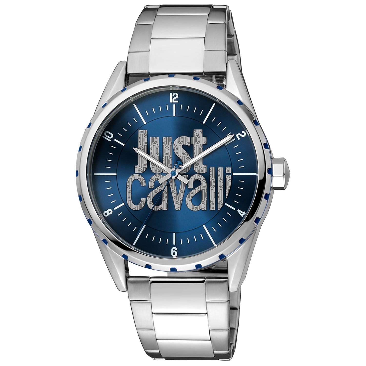 Just Cavalli Silberne Herrenuhr