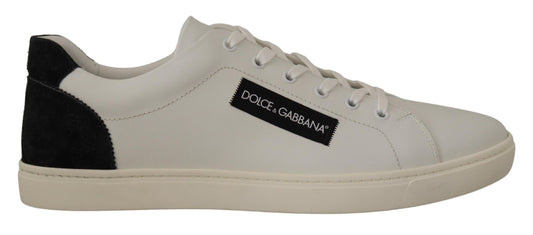 Dolce &amp; Gabbana Elegant low-top sneakers in white leather