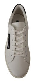 Load image into Gallery viewer, Dolce & Gabbana Elegant low-top sneakers in white leather
