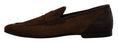 Load image into Gallery viewer, Dolce & Gabbana Elegant brown caiman leather loafers
