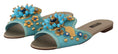 Load image into Gallery viewer, Dolce & Gabbana Exquisite Sandalen aus exotischem Leder mit Kristallverzierungen
