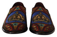 Load image into Gallery viewer, Dolce & Gabbana Multicolor Jacquard Slipper Slippers
