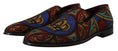 Load image into Gallery viewer, Dolce & Gabbana Multicolor Jacquard Slipper Slippers
