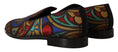 Load image into Gallery viewer, Dolce & Gabbana Multicolor Jacquard Slipper Slippers
