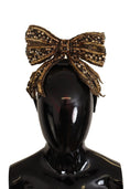 Load image into Gallery viewer, Dolce & Gabbana Elegant gold embellished silk tiara
