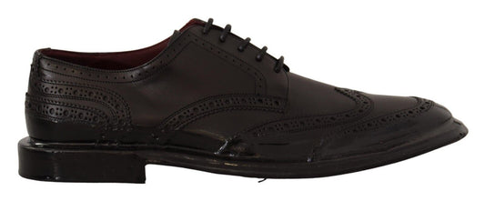 Dolce &amp; Gabbana Elegant Derby Oxford Wingtips made of calfskin