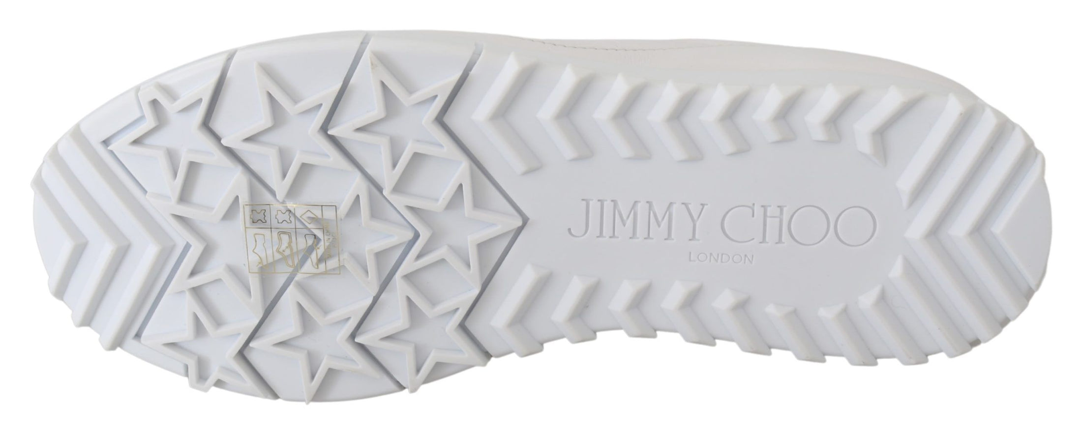 Jimmy Choo Elegant white leather sneakers