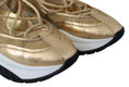 Load image into Gallery viewer, Jimmy Choo Golden Glamour Mesh Leather Sneakers
