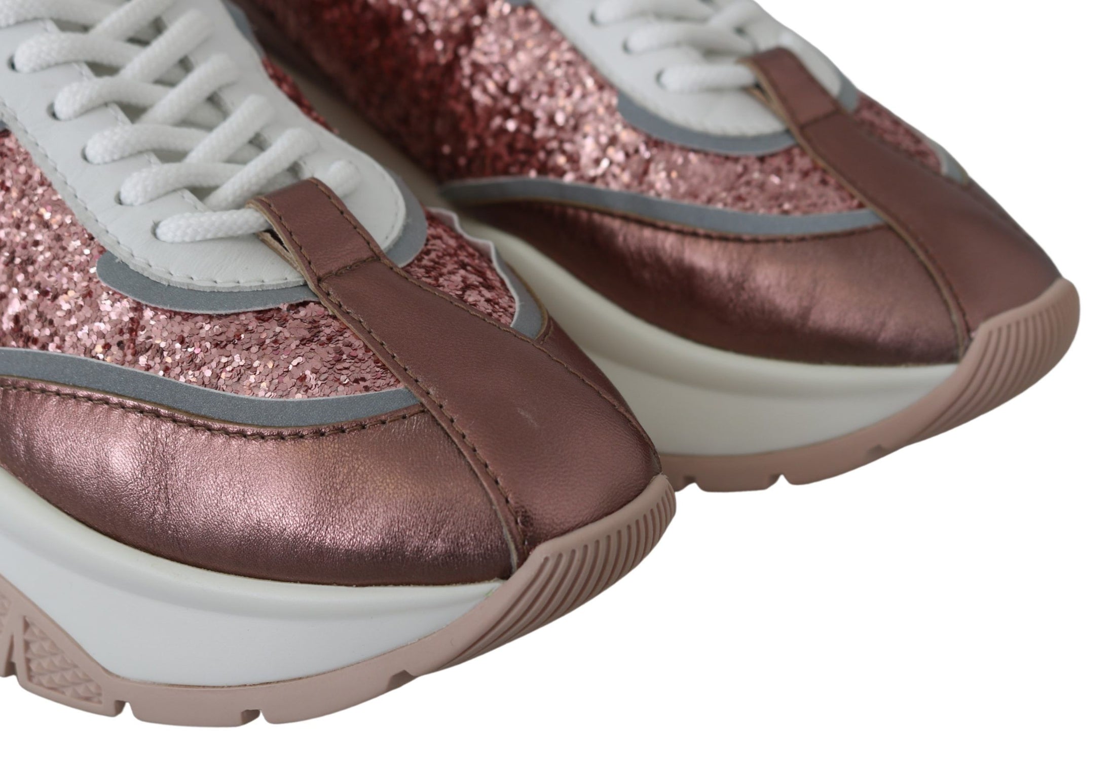 Jimmy Choo Zuckerwatte Glitzer Sneaker Euphorie