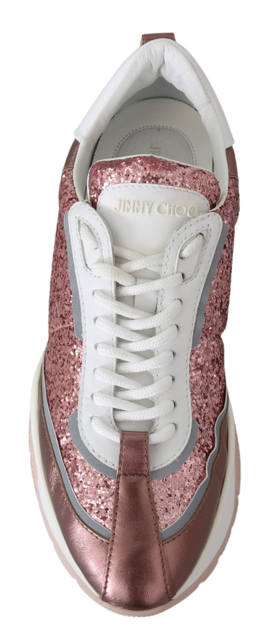 Jimmy Choo Zuckerwatte Glitzer Sneaker Euphorie