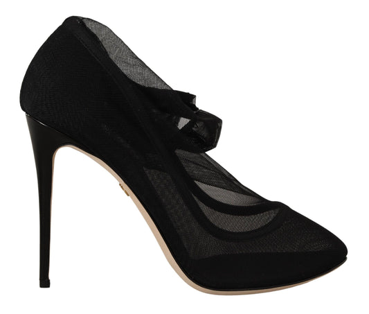 Dolce & Gabbana Elegante Stretch-Sockenstiefel-Pumps