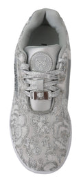 Load image into Gallery viewer, Plein Sport Silver Gleam Runner Joice Sneakers
