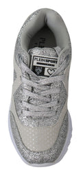 Load image into Gallery viewer, Plein Sport Chic Silver Runner Jasmines Sneakers
