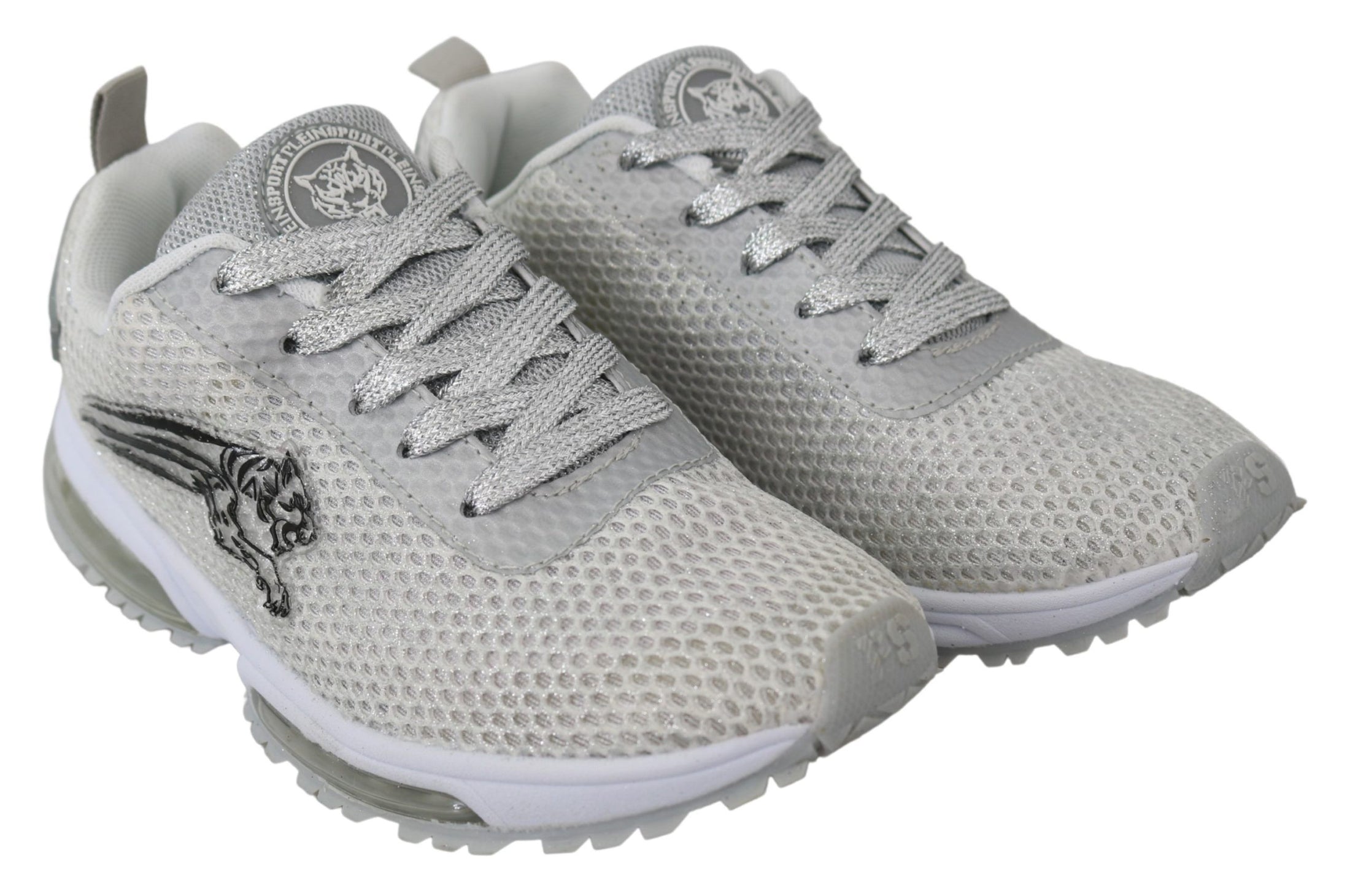 Plein Sport Glamorous Gretel Sport Sneakers in Silver