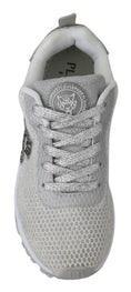 Load image into Gallery viewer, Plein Sport Glamorous Gretel Sport Sneakers in Silver
