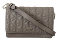 Load image into Gallery viewer, Karl Lagerfeld Elegant Grey Leather Crossbody Bag
