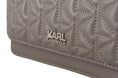 Load image into Gallery viewer, Karl Lagerfeld Elegant Grey Leather Crossbody Bag
