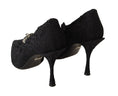 Load image into Gallery viewer, Dolce & Gabbana Elegante Schwarze Spitze Stiletto Pumps
