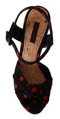 Load image into Gallery viewer, Dolce & Gabbana Multicolor Seidenmischung Plateau Heels
