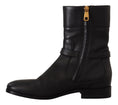 Load image into Gallery viewer, Dolce & Gabbana Elegant leather biker boots
